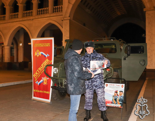 ПЛОЩАДКА РОСГВАРДИИ СТАЛА ЧАСТЬЮ АКЦИИ «НОЧЬ ИСКУССТВ» В ЙОШКАР-ОЛЕ