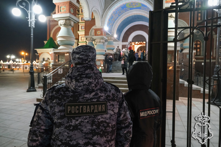 В Марий Эл росгвардейцы обеспечили правопорядок в период пасхальных торжеств