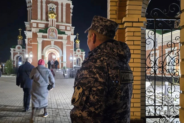 В Марий Эл росгвардейцы обеспечили правопорядок в период пасхальных торжеств